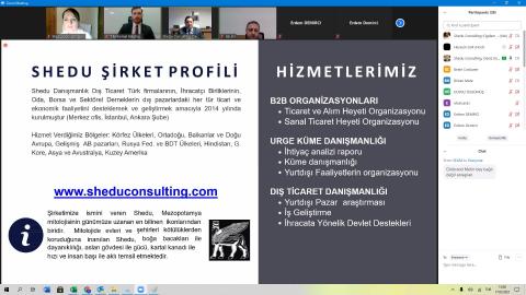 Türkiye İhracatçılar Meclisi Bulgaristan Romanya Sanal Ticaret Heyeti 23-26 Mart 2021